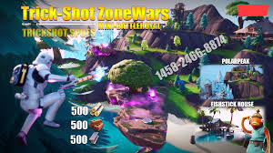 Vortex zone wars looks to be one of the more popular maps of chapter 2. Trick Shot Zonewars Fortnite Creative Zone Wars And Ffa Map Code