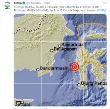 Dikutip dari laman bmkg, gempa bumi di timur laut kota sorong itu berkekuatan mag : Kembali Gempa Guncang Di Majene Dengan Magnitudo 6 2 Berita Baru Jatim