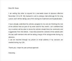 Free 12 Leave Of Absence Letter Templates In Pdf Ms Word Pages Google Docs