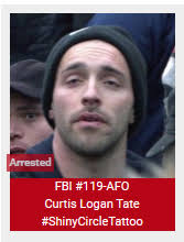 SeditionHunters على X: "Curtis Logan Tate #ShinyCircleTattoo ARRESTED "On  January 13, 2021, TATE was interviewed by the FBI at his residence in  Clarksville, Indiana." https://t.co/4OTHUzcJ48 https://t.co/e1HnzPknAo"