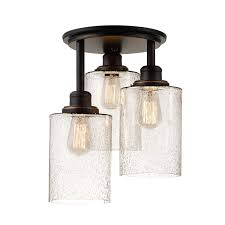 Warehouse of tiffany edison kinsey ld4224 semi flush mount light. Globe Electric Annecy 3 Light Oil Rubbed Bronze Semi Flush Mount Ceiling Light 65904