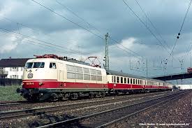 103 174 9 With Ic160 Prasident Passing Tamm Wurtt By Ulrich Budde 08 April 1976 Eisenbahn Bundesbahn Deutsche Bundesbahn
