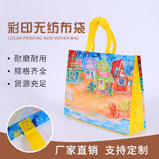 It is dimensionally stable, extremely durable if the bag happens to be disposed of incorrectly, in the open environment, undisturbed with a concentration of uv light penetrating the fabric, exposed. Supply Coated Color Printing Non Woven Bag Manufacturers Custom Color Balance Non Woven Bag Hand Shopping Bag Can Be Dressed Logo