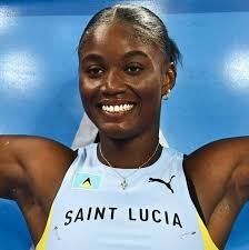 Saint Lucia's Julien Alfred stuns Richardson to win women's 100m race