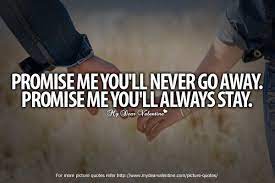 Here is a list of 25 best promise quotes. Quotes About Promise Me 114 Quotes