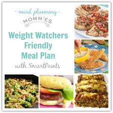 weight watcher friendly meal plan 1