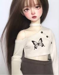 1/4 in Stock Butterfly Design Top+ Skirt 45cm BJD Mdd Msd