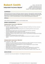 Check spelling or type a new query. Independent Insurance Adjuster Resume Samples Qwikresume