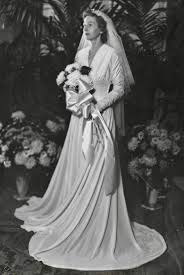 Pin By 1930s 1940s Women S Fashion On 1940s Wedding Dresses Wedding Gowns Vintage 1940s Wedding Dress Popular Wedding Dresses