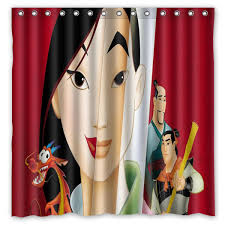 Mulan (2020) is an astonishing movie. Mulan Shower Curtain Waterproof Moldproof Polyester Fabric Bath Curtain Drop Ship Bathroom Decor 180 180cm Shower Curtains Aliexpress