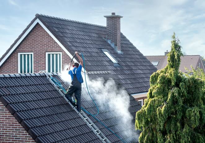 How to clean your roof without stepping on roof tiles - Purewater Roof  Cleaning