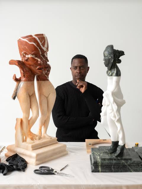 Work by Sanford Biggers