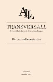 Le numéro d'immatriculation de tout véhicule doit être composé, soit de chiffres, soit de chiffres et de lettres. Transversall Revue Ecole Doctorale All