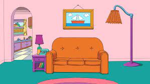 How to save zoom background images. The Simpsons Couch Family And Springfield Town Background Images Teams Background Images