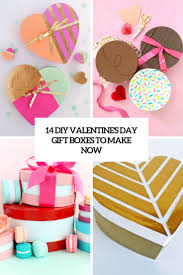 On valentine's day, it can feel like there is a lot of pressure to come up with just the right gift. 14 Diy Valentine S Day Gift Boxes To Make Now Shelterness