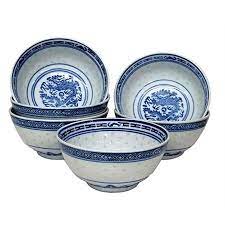 Maybe you would like to learn more about one of these? Chinese Blue White Rice Grain Pattern Bowl 9 From Buy Asian Food 4u