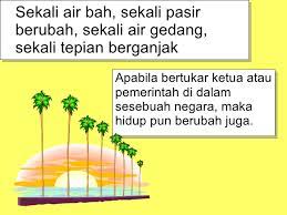 Sedencing bagai besi, seciap bagai ayam. Slaid Peribahasa Men 2