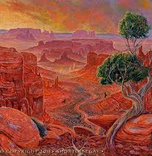 Shonto Begay Native Art Desert Art Art