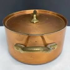 Dae Woo Copper Lidded Double Handled Pot 6.5”Diameter