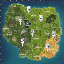 Fortnite on ios and android in 2021. Fortnite Radar Signs Map For Week 5 Season 6 Challenge