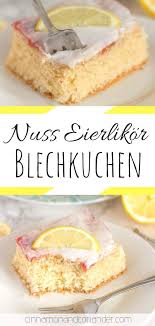 Saftiger Nuss Eierlikorkuchen Vom Blech Mit Zitronenguss Gluten Frei Der Beste Eierlikorkuchen Rezept Eierlikorkuchen Zitronenguss Blechkuchen Einfach Schnell