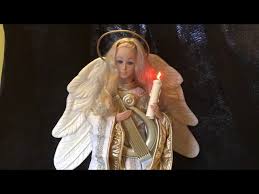 1993 Holiday Creations Animated Motionette Christmas Angel with Illuminated  Candle