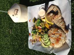 Bear flag fish taco calories. Grilled Fish Plate With Brown Rice And Veggies From Bear Flag Fish Co In Newport Beach Ca Restaurant Dishes Vegan Recipes Healthy