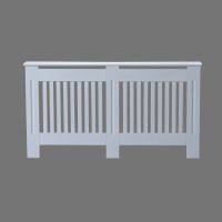 Homcom Heizkorperverkleidung Stabil Und Langlebig Mdf 152 X 19 X 81 Cm Weiss Heizungsverkleidung Heizkorperverkleidung Und Innenarchitektur Wohnzimmer