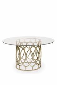 Bernhardt Furniture Salon Round Dining Table With Glass Top In Salon Bernhardt Furniture Glass Round Dining Table Glamourous Dining Room Round Dining Table