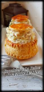 Bouchees A La Reine Aux Fruits De Mer Fruits De Mer Bouchees A La Reine Recette Fruit De Mer