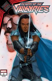 I was frustrated with how marvel's valkyrie was just a sequence of weird design decisions. A New Valkyrie Rides Into Battle Against Knull Marvel