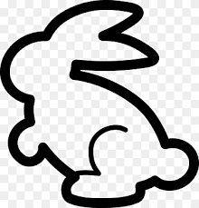 Original file at image/png format. Rabbit Outline Png Images Pngwing