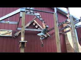 Ninja Warrior Home Course Youtube Ninja Warrior Course Backyard Gym American Ninja Warrior Obstacles