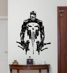 5 out of 5 stars. Carolgreydecals Punisher Wall Vinyl Decal Marvel Superhero Wall Sticker Video Game Gaming Wall Decor Cool Wall Art Kids Teen Room Wall Design Modern Bedroom Wall Decor Mural 151zzz Amazon In Baby Products