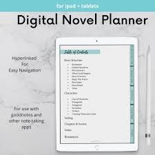 Digital Novel Planning Workbook Goodnotes Writing Planner Etsy In 2020 Novel Writing Outline Writing Outline Writing Templates