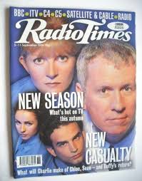 Radio Times authentic magazine Casualty cover