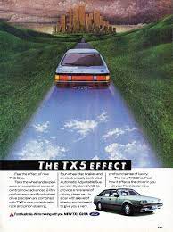 1986 As Ford Telstar Tx5 Ghia 4 Door Liftback Aussie Original Magazine Advertisement Australian Cars Car Ads Ford