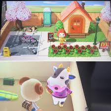 I Opened A Mcdonald S Last Week In My Town And Tipper Arrived In The Campsite Today Big Macs Are Fin Animal Crossing Funny Animal Crossing Qr Animal Crossing