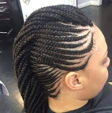 10 Of The Best Cornrow Braided Mohawks For Women Mohawk Braid Natural Hair Mohawk Mohawks For Women