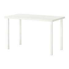 طاولة لينمون جودفين المتنقلة بيضاء ايكيا ikea table ikea ikea writing desk