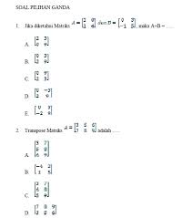 Konsep materi, contoh soal dan pembahasan. Soal Ujian Akhir Semester Matematika Kelas Sma Kelas X Soalujian Net