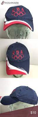 Team Usa Olympics Baseball Hat Team Usa Baseball Cap Olympics Red White Blue Accessories Hats Olympic Baseball Team Usa Olympics Team Usa