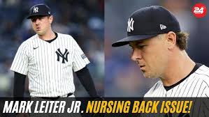 Yankees INJURY SCARE! Mark Leiter Jr. Nursing Back Issue!