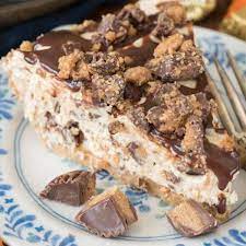 No Bake Peanut Butter Cup Pie Recipe Crazy For Crust Recipe Peanut Butter Recipes Peanut Butter Cup Pie Recipe Desserts
