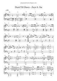 Free Piano Sheet Music Dusk Till Dawn Zayn Ft Sia Pdf Not Tryna Be In That Not Tryna Be Cool J Dusk Till Dawn Clarinet Sheet Music Piano Sheet Music Free