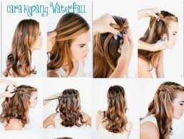 Ketahui gaya kekinian, agar bisa tampil keren kemana pun anda pergi. Tutorial Kepang Rambut Air Terjun Merahputih