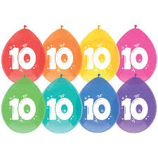 10 Jaar Ballonnen Alle Versiering Voor Een Feestje Feestartikelen Be Feestartikelen Be