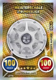 Selbstverständlich ist jeder 2 bundesliga schale dauerhaft bei amazon.de verfügbar und direkt bestellbar. Card Lettg Meisterschale 2 Bundesliga Topps German Fussball Bundesliga 2016 2017 Match Attax Laststicker Com