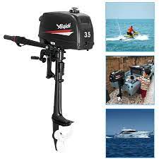 Aohuada 2 Stroke 3 5hp Outboard Motor Boat Engine Gasoline Fishing Inflatable Boat Engine Outboard Motor Propeller 2 5kw 4500 Rpm Walmart Com