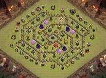 New town hall 9 war/trophy base 2019! Th9 Anti 3 Star Th9 War Base Base By Vinicius Andrade Clash Of Clans